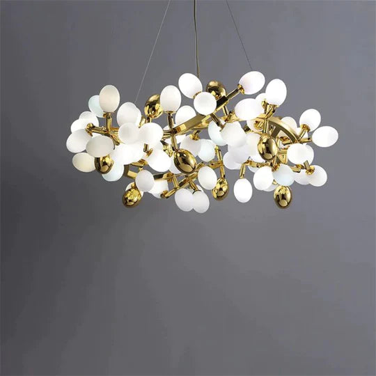 Grape Shape Round Chandelier, Contemporary Chandelier Living Room