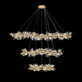 21026R5  71" Crystal Chandelier