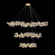 21026R5  71" Crystal Chandelier