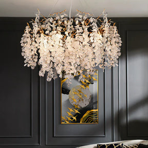 Hedda Branch Crystal Chandelier, High-end Lighting Design