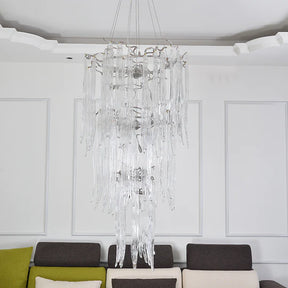 Kayla Branch Glass Chandelier, Home Decoration Lamp